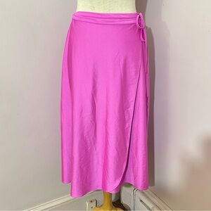 RE/DONE X Danskin Fuchsia Wrap Skirt EUC